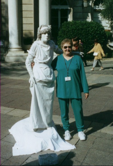 Street mime in Avignon